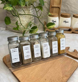 لیبل شیشه ادویه